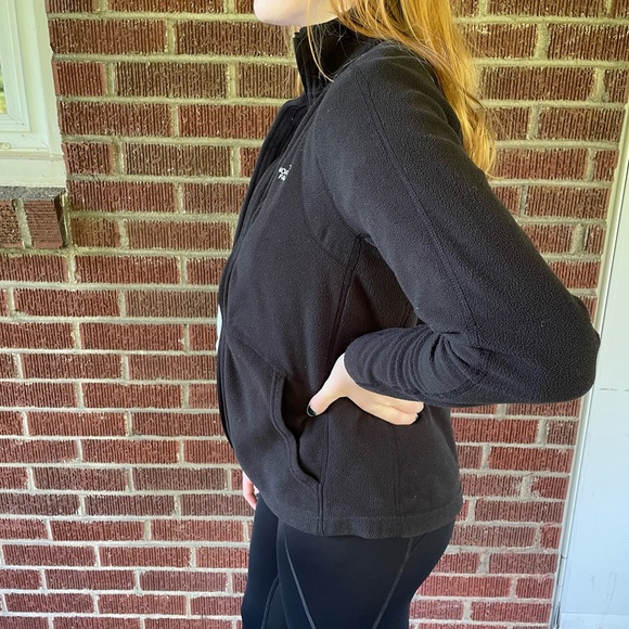 North Face Women’s Black Fleece Zip Up - size S - Picture 2 of 7